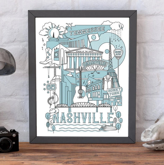 Nashville Blue print