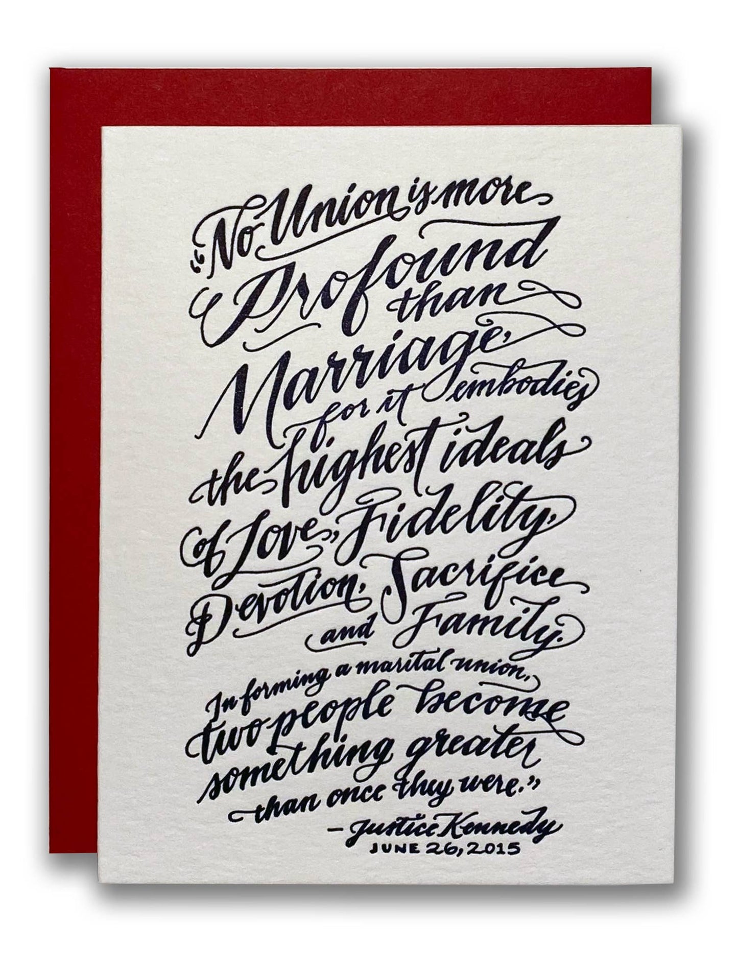 Marriage Equality Card
