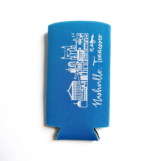 Nashville Skyline Slim Koozie