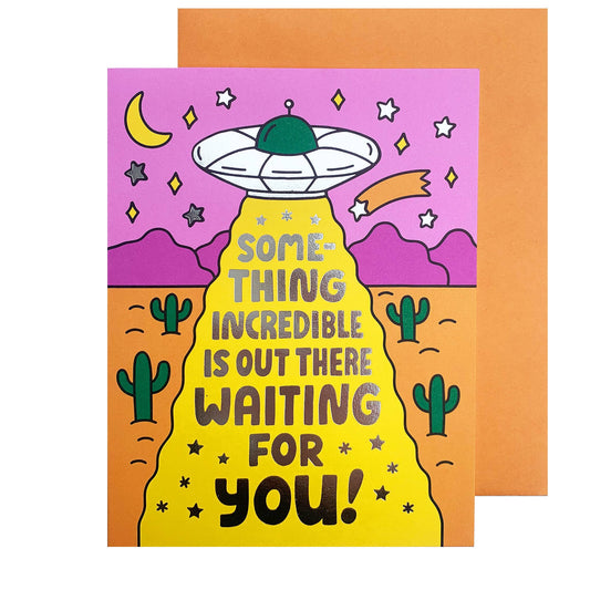 Something Incredible Spaceship card