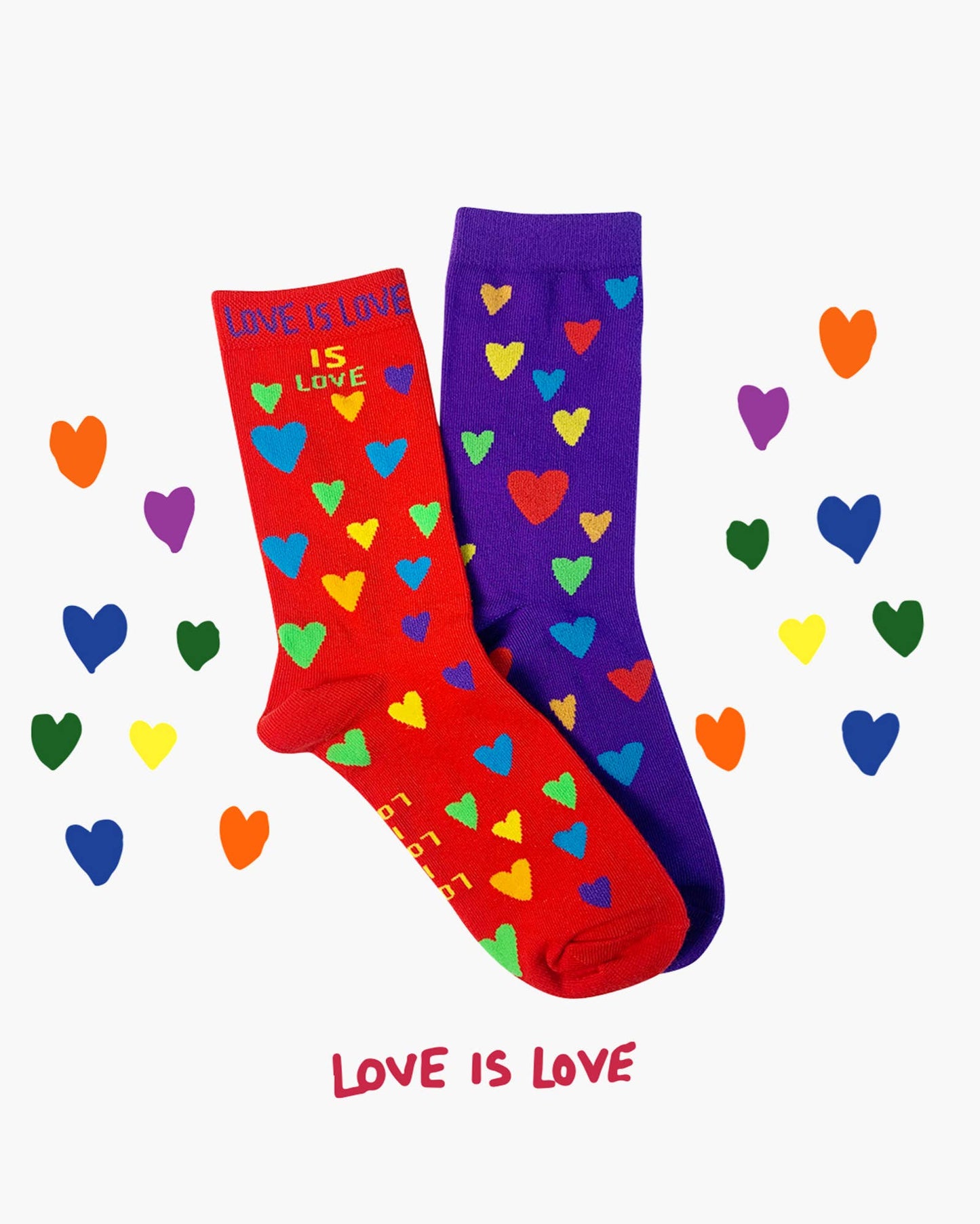 Love is Love & Pride Crew Socks