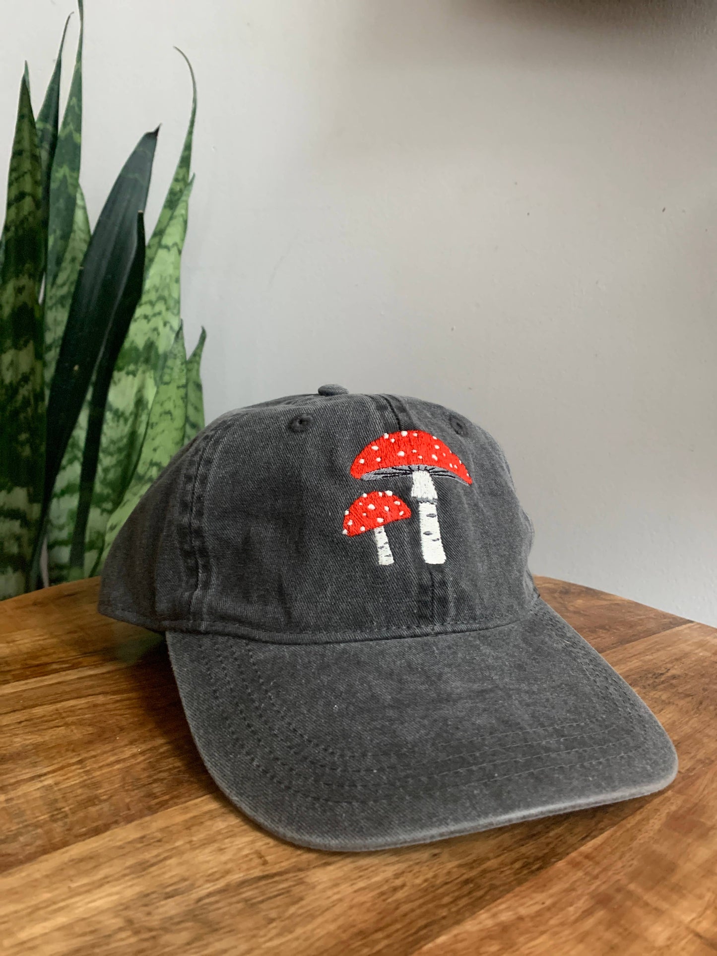 Mushroom Embroidered Hat