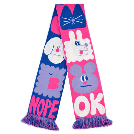 Lilac & Pink Chit Chat Scarf