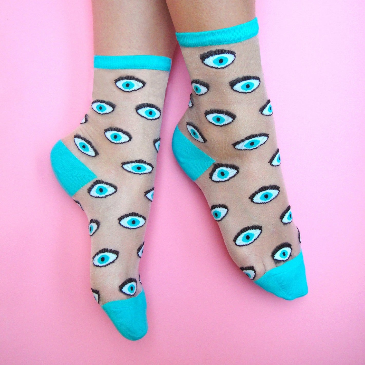 Eyes Sheer Socks