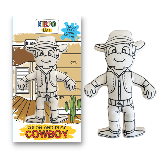 Cowboy Color and Play Doll