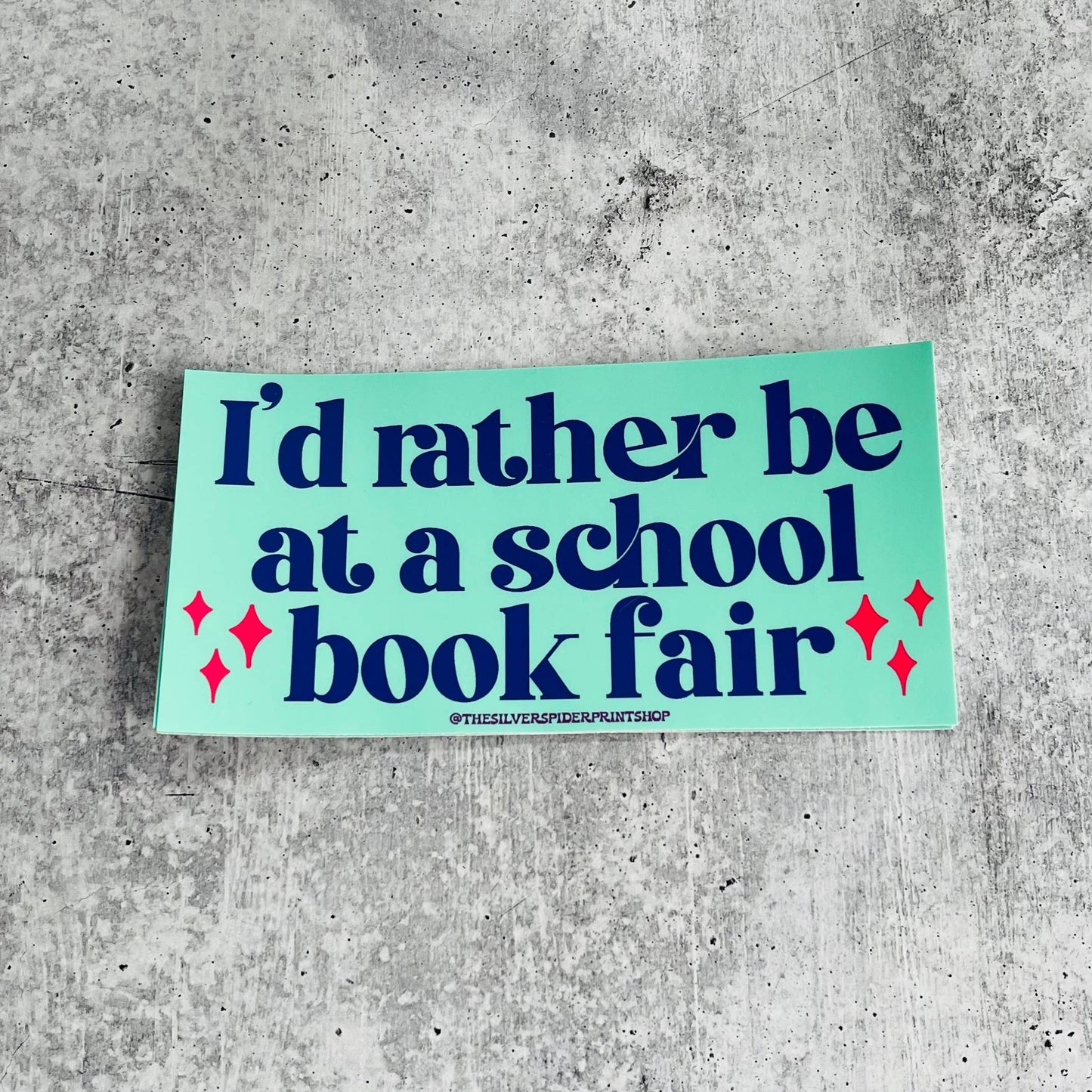 Book Fair Bumper Sticker
