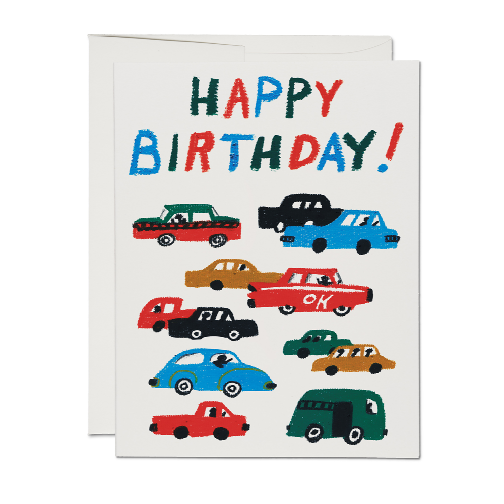 Birthday Traffic card