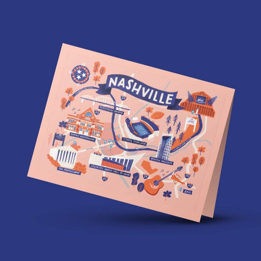 Nashville Map card