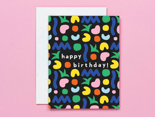 Birthday Shapes card