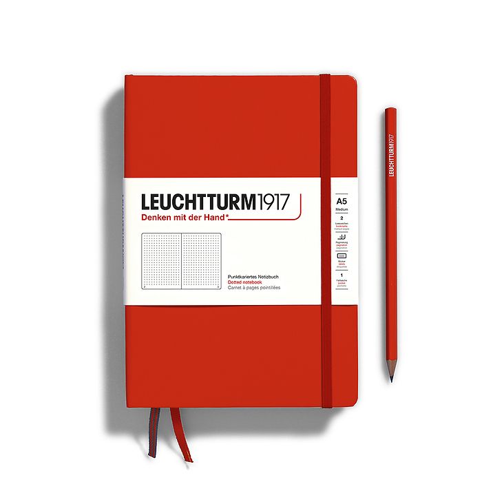 Leuchtturm Medium Hardcover Notebook: Dotted Pages