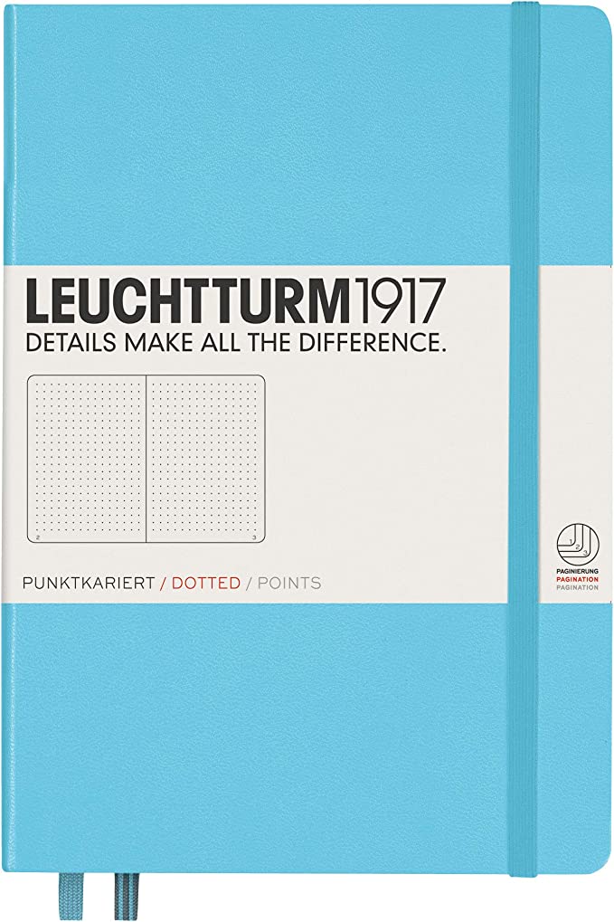 Leuchtturm Medium Hardcover Notebook: Dotted Pages