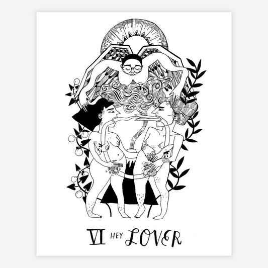 Tarot VI: The Lover 8x10"