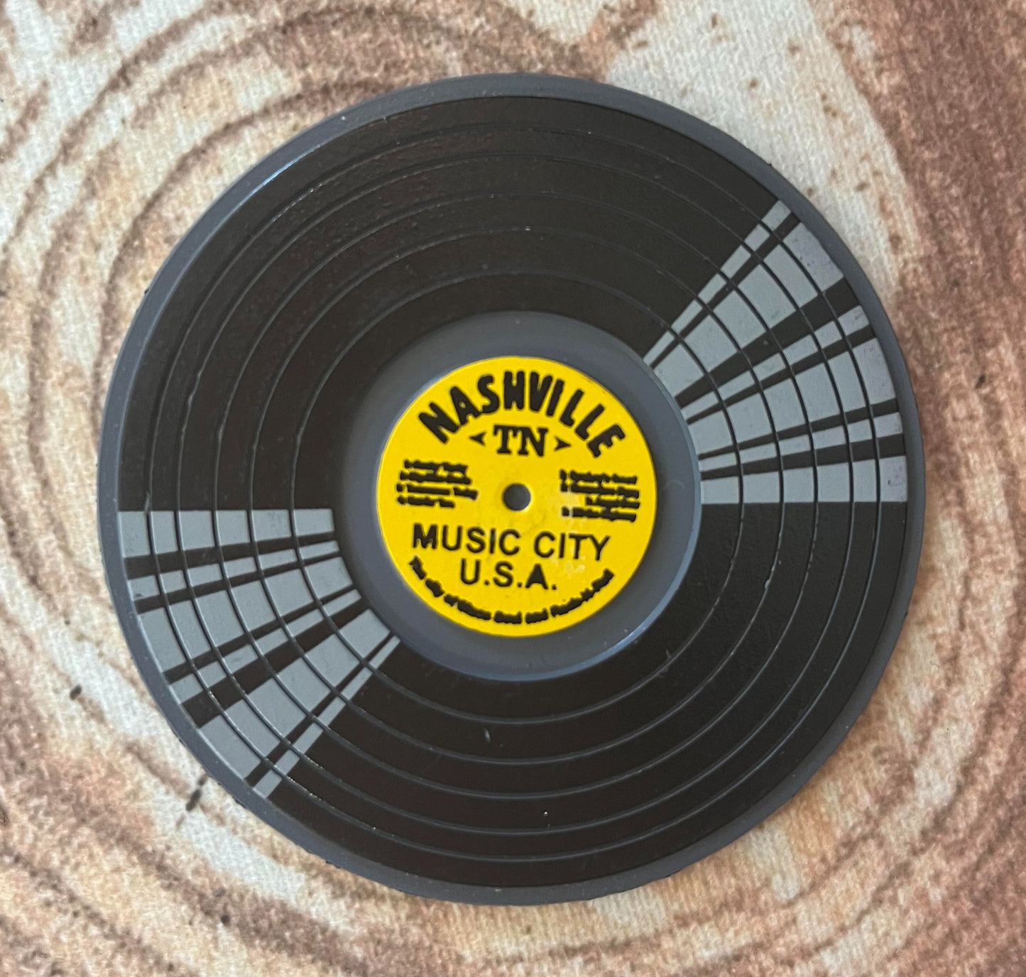 Music City Vinyl Record Magnet