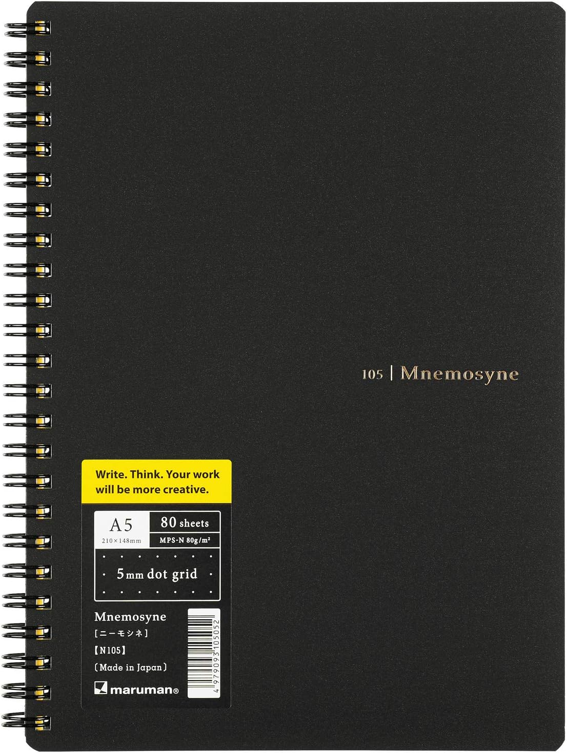 Mnemosyne N105 A5 Notebook (Dot Grid)