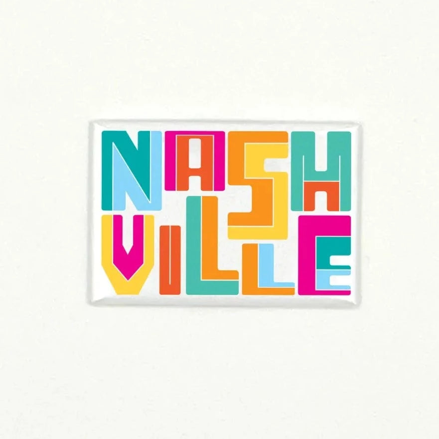 Nashville Colorblock Magnet