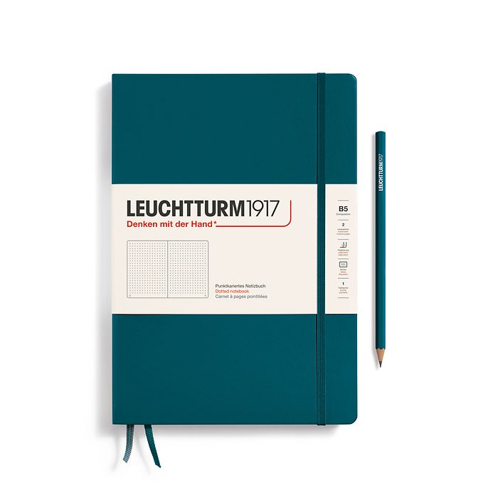 Leuchtturm B5 Composition Hardcover Notebook: Dotted Pages – Gift Horse
