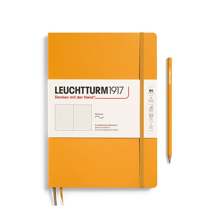 Leuchtturm B5 Composition Notebook: Softcover, Dotted Pages