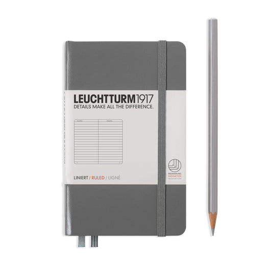 Leuchtturm Pocket Notebook: Hardcover, Ruled Pages