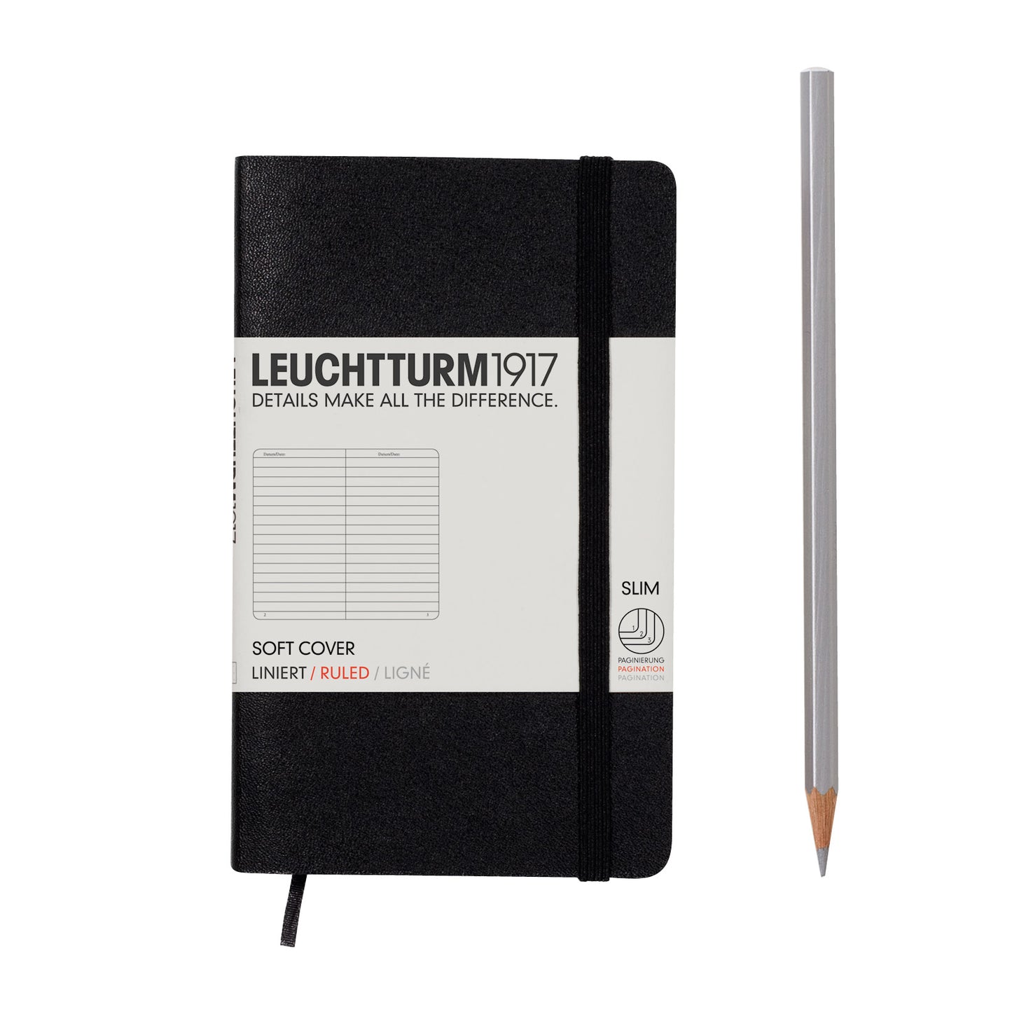 Leuchtturm Pocket Softcover Notebook: Ruled Pages