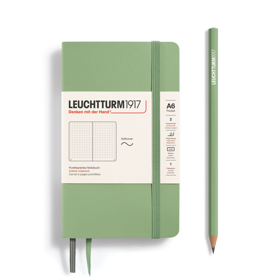 Leuchtturm Pocket Softcover Notebook: Dotted Pages