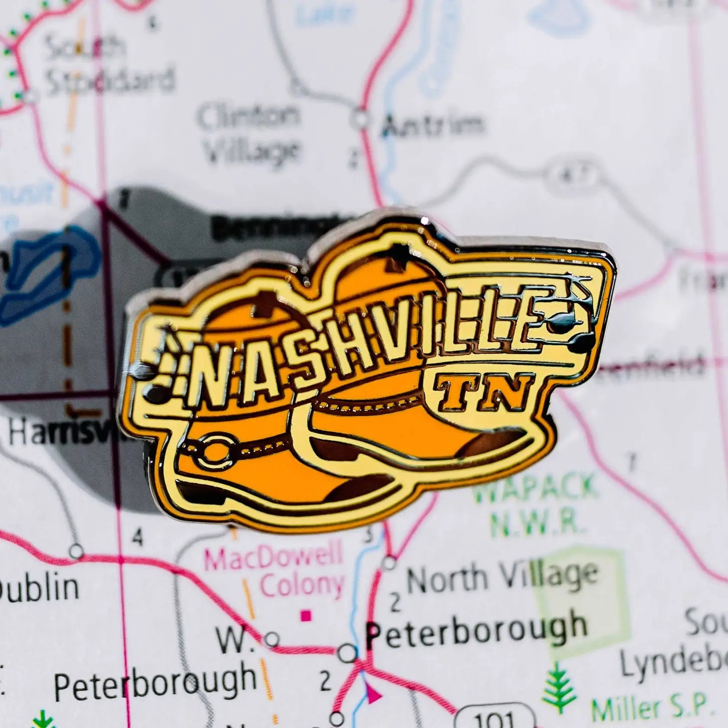 Nashville Boots Enamel Pin