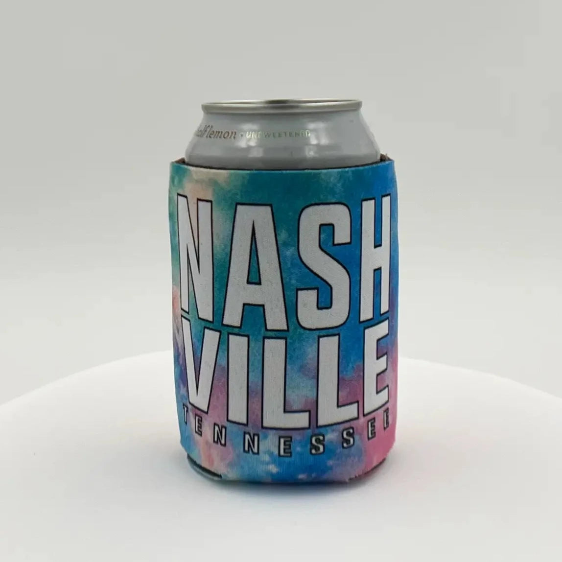 Tie Dye Nashville Koozie