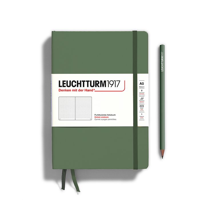 Leuchtturm Medium Hardcover Notebook: Dotted Pages