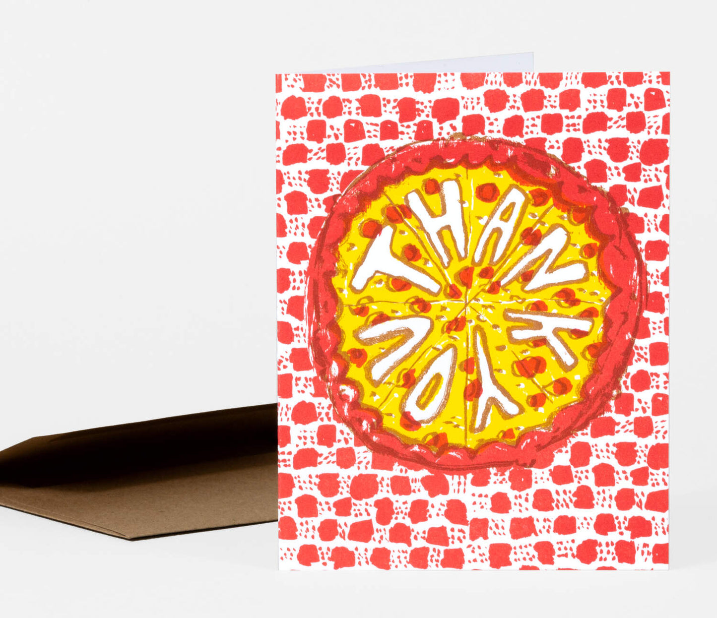 Pizza Pie Thank You card