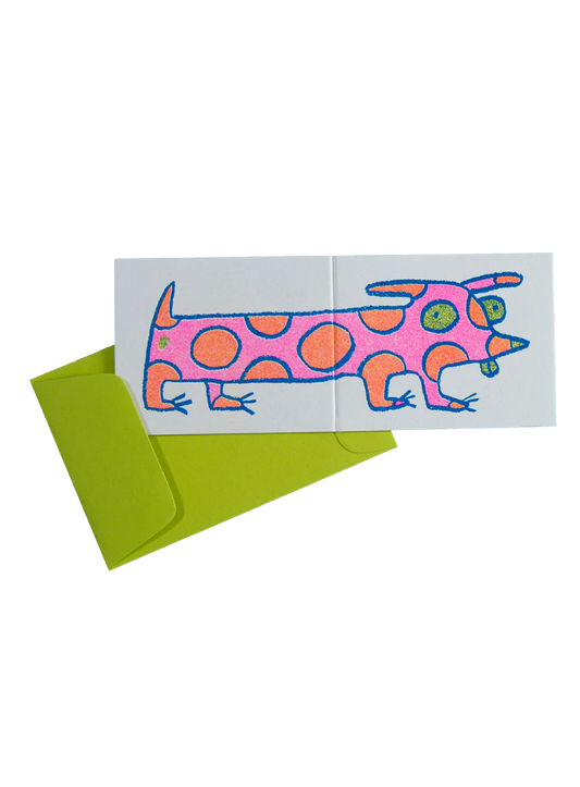 Doggie mini card
