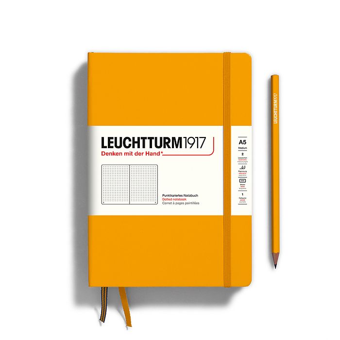 Leuchtturm Medium Hardcover Notebook: Dotted Pages