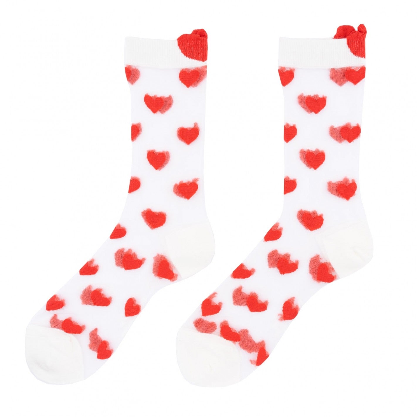 Heart Sheer Socks