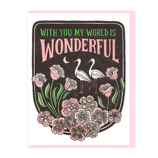 Wonderful World card